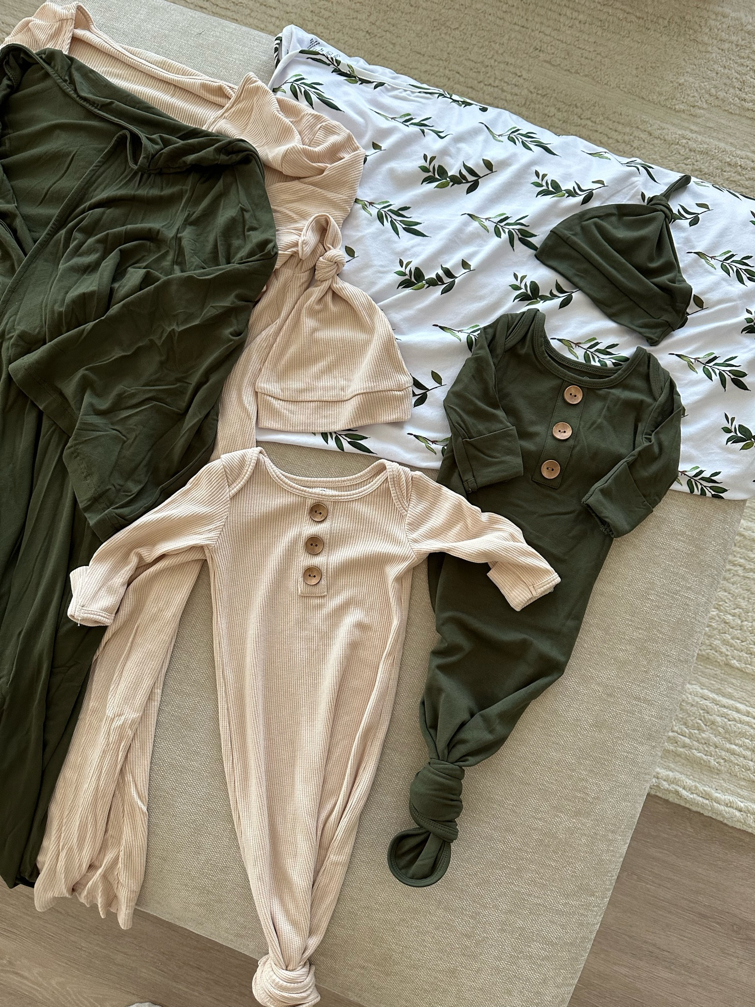 The cutest, softest bamboo baby gowns with matching hats or bows and matching maternity/postpartum bamboo robes for mom! Can be personalized and comes in so many colors! 

#LTKbump #LTKbaby #LTKfamily