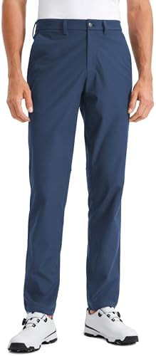 CRZ YOGA Men's All Day Comfy Golf Pants - 28"/30"/32"/34"/36" Quick Dry Lightweight Work Casual T... | Amazon (US)