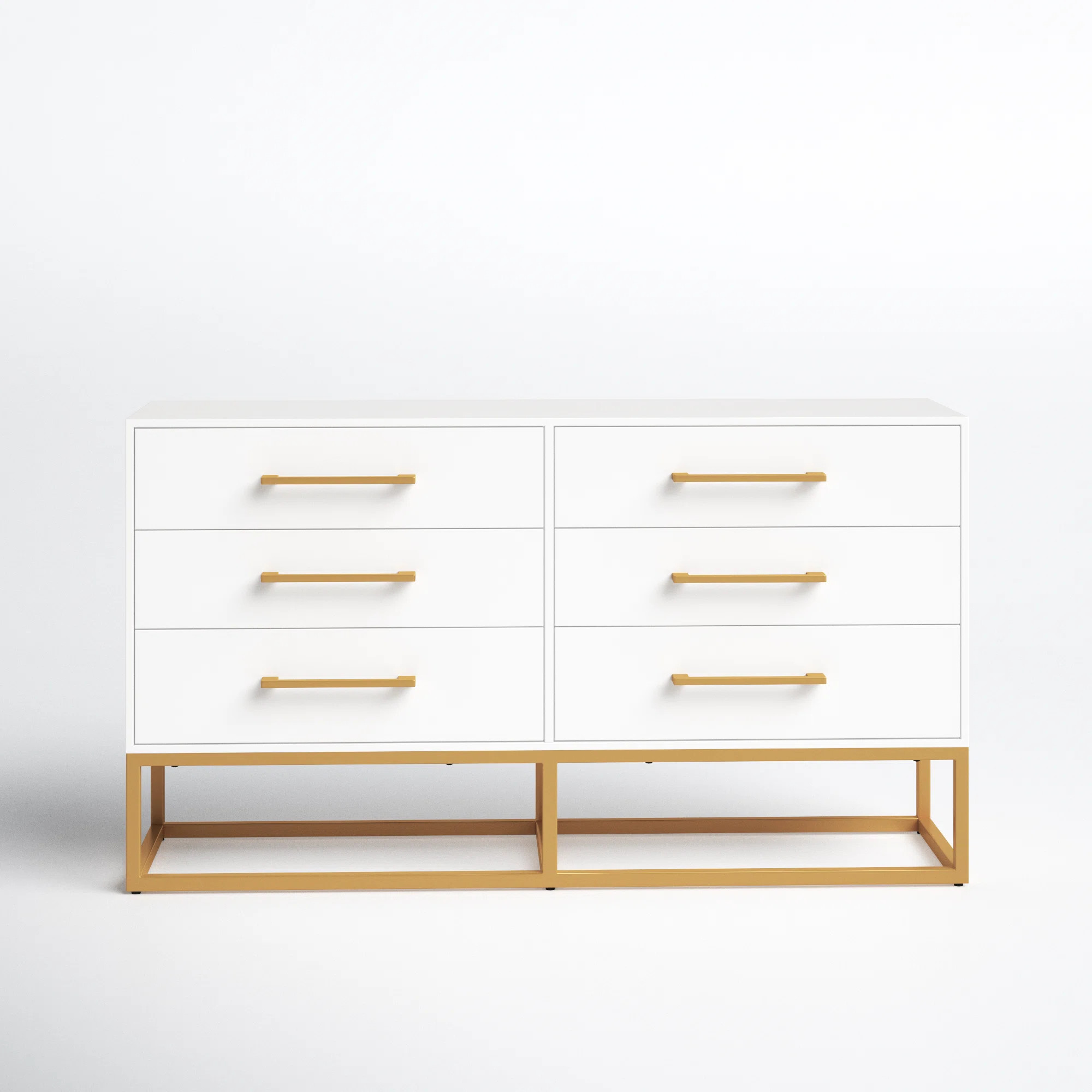 Sheldon 6 - Drawer Double Dresser | Wayfair North America