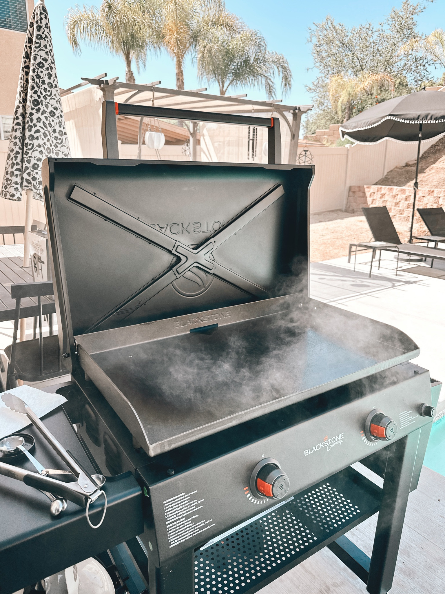 Living that sunshine griddle life in SoCal #griddle #bbq #home #lowes

#LTKhome #LTKcurves #LTKfamily