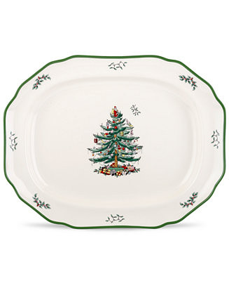 Christmas Tree Sculpted Platter | Macy's