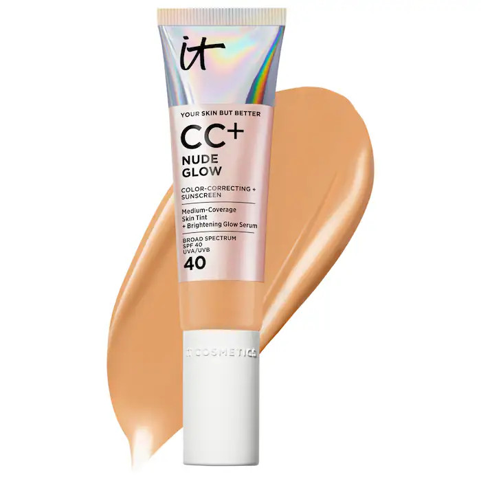 CC+ Nude Glow Lightweight Foundation + Glow Serum with SPF 40 and Niacinamide | Sephora (US)