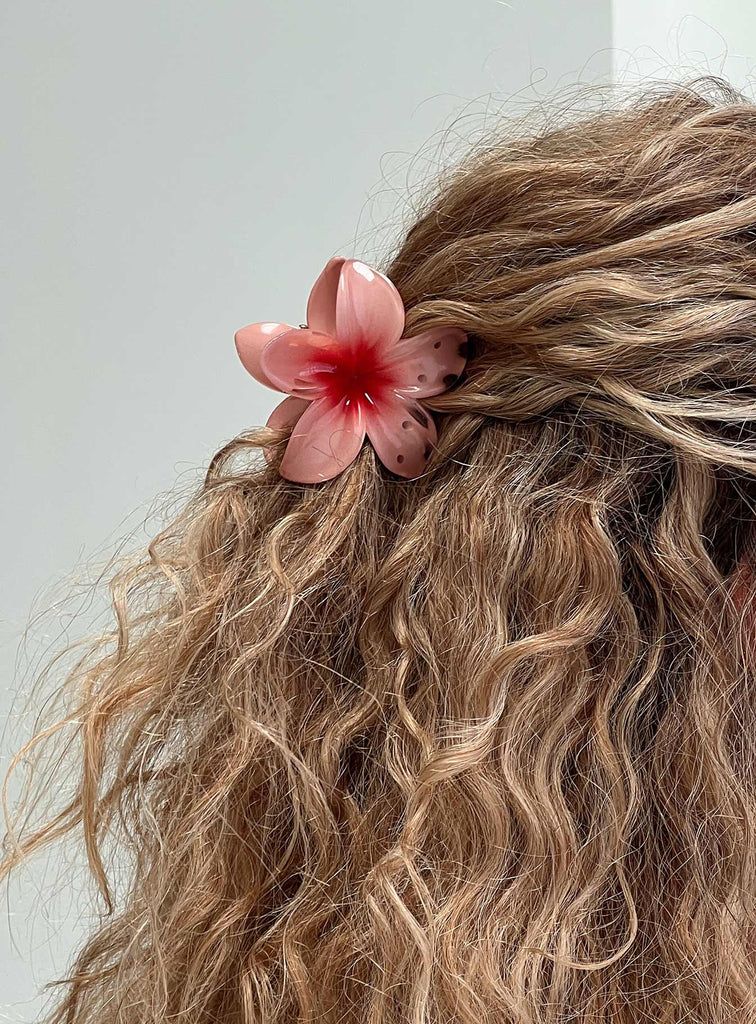 Frangipani Hair Clip Pink | Princess Polly US