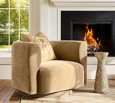 Cole Swivel Chair | Pottery Barn (US)