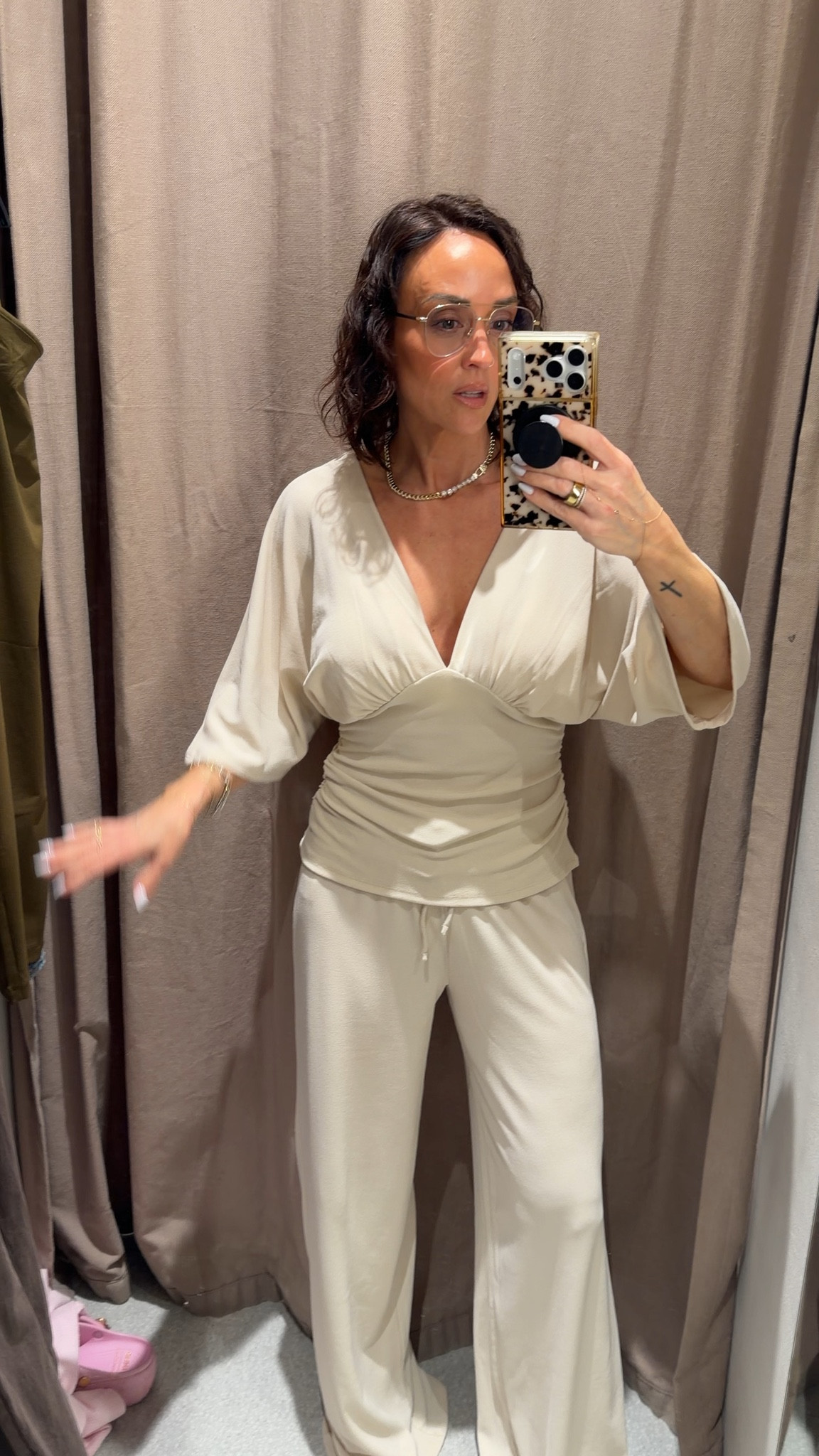 Zara set. M top, (need a small) s pants 

#LTKPetite #LTKOver40 #LTKootd