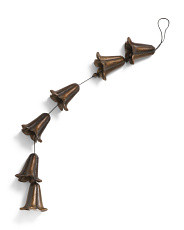 25in Cast Aluminum Lilies Chain Wind Art Rain Chain | TJ Maxx