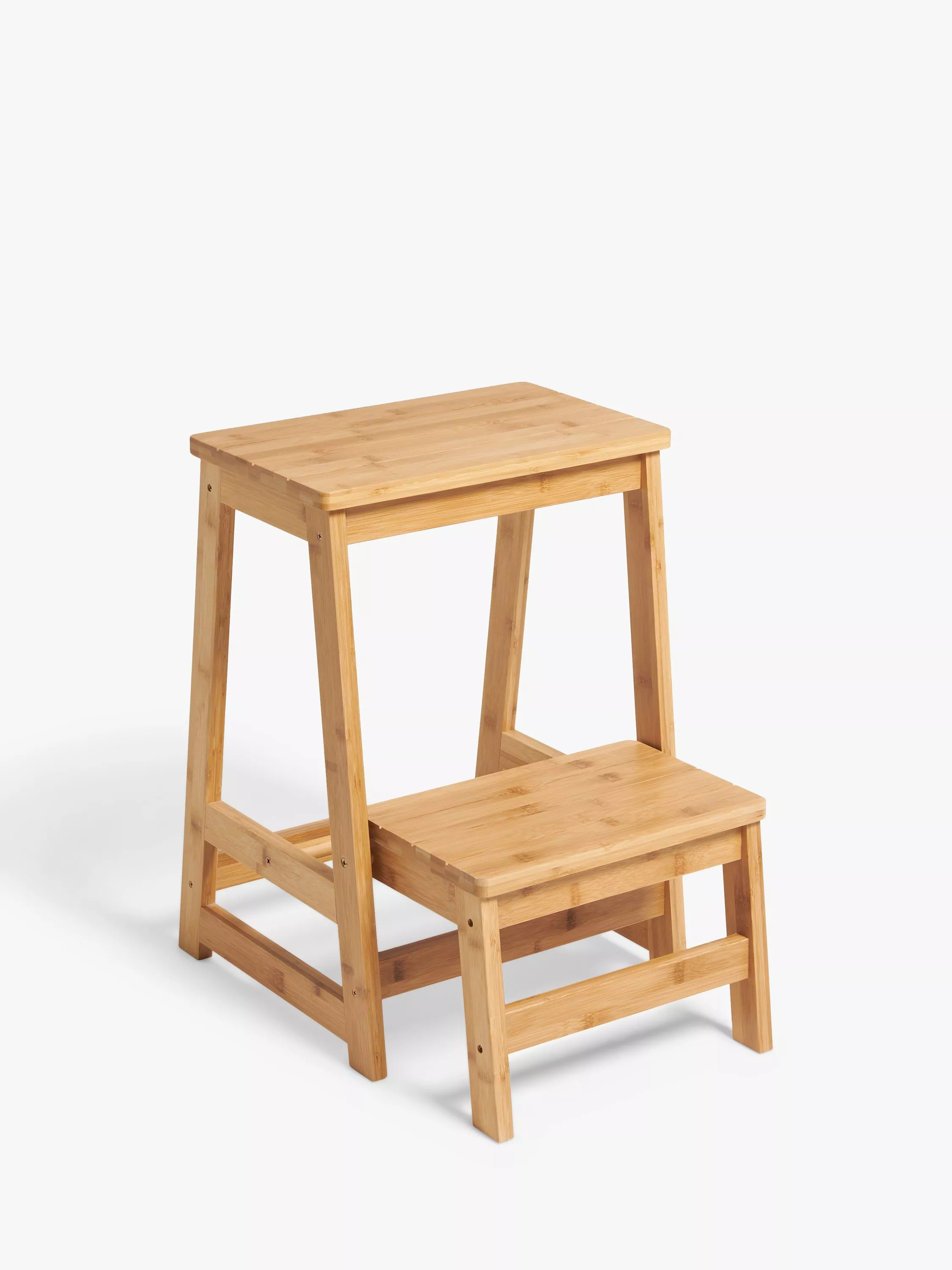 John Lewis Bamboo Step Stool, Natural | John Lewis (UK)