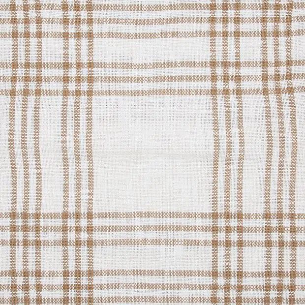 Classic Country Wheat Plaid Coverlet | Antique Farm House