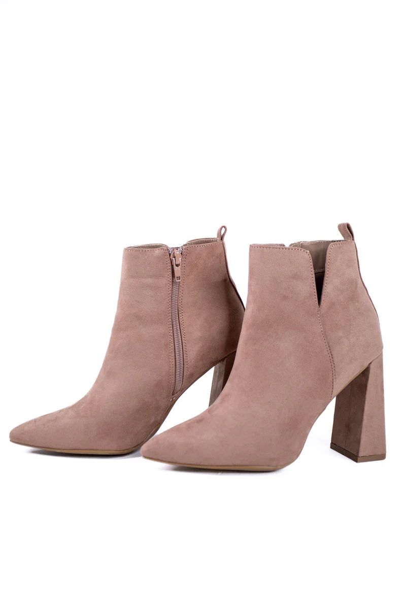 Ashton Booties- Taupe | Avara