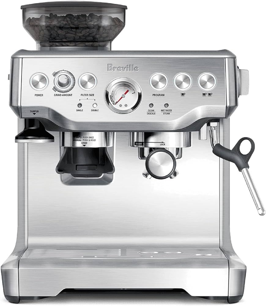 Breville Barista Express Espresso Machine, Brushed Stainless Steel, BES870XL | Amazon (CA)