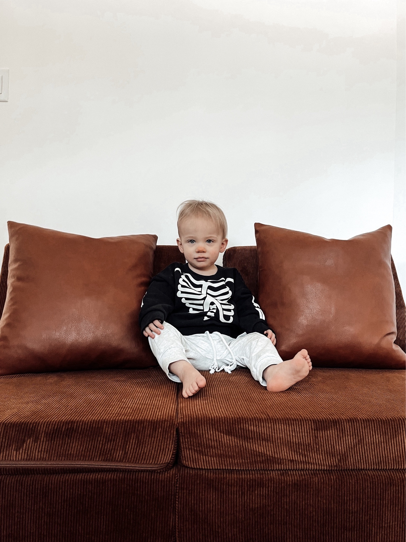 Traded the buy buy baby 👋🏻 nursery rocker for a play couch in carter’s little man cave today. Of course I had to add a couple faux leather decorative throw pillows 💁🏻‍♀️

This corduroy bearhug play couch is a nugget, but I found a prettty cute Amazon Canada alternative 

Playroom | Toddler Bedroom 

#LTKkids #LTKbaby #LTKhome