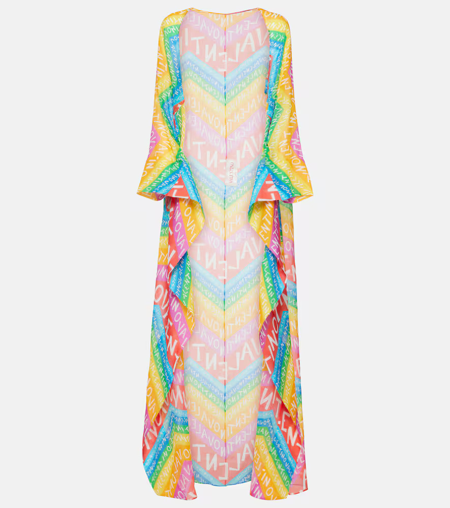 Valentino Logo cotton-blend beach cover-up | Mytheresa (US/CA)