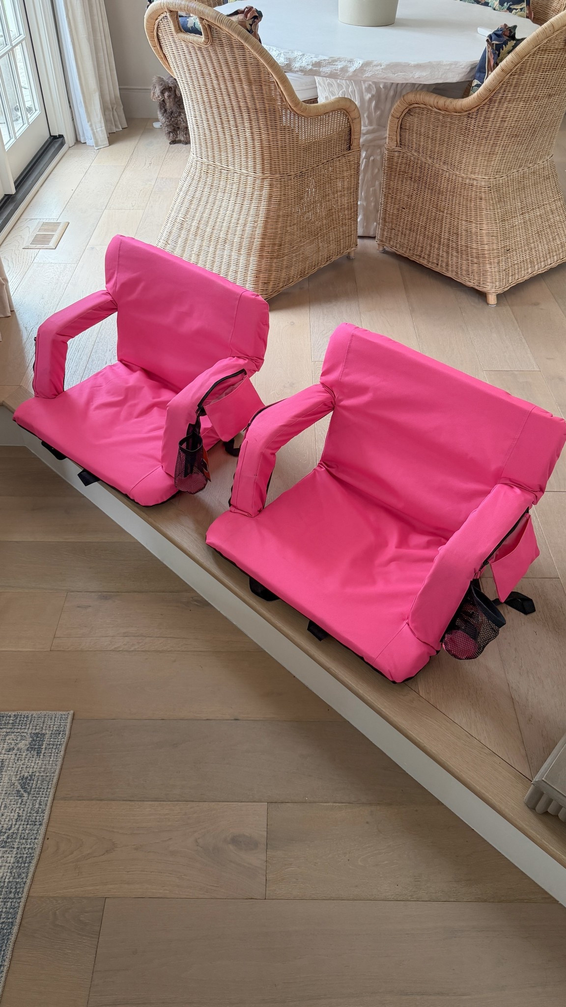 Heated stadium seats! They’re super comfy and recline in several positions! Also have a cup holder and two side pockets 

#LTKselfcare #LTKHome #LTKSaleAlert