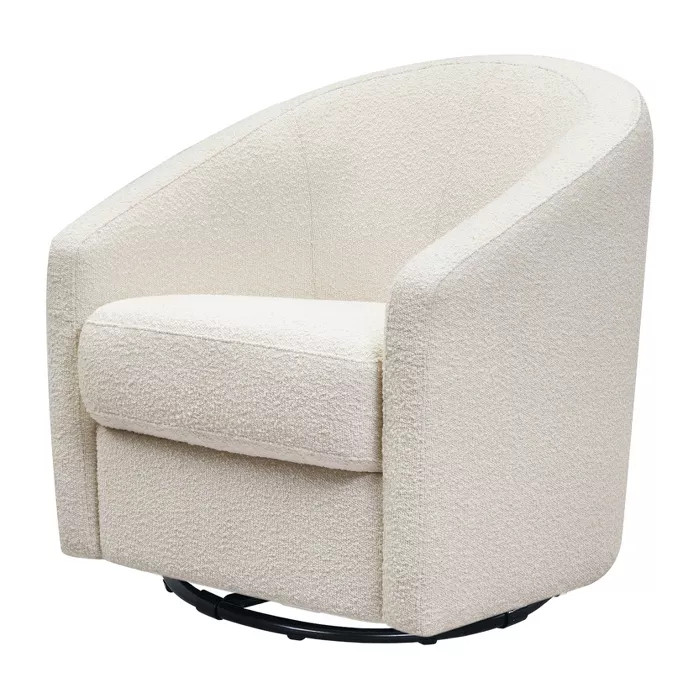 Babyletto Madison Swivel Glider - White Boucle | Target