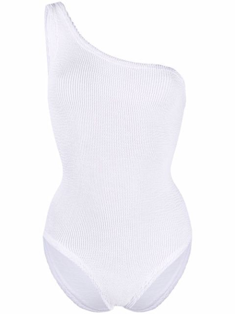 Nancy one-shoulder asymmetric swimsuit | Farfetch (UK)