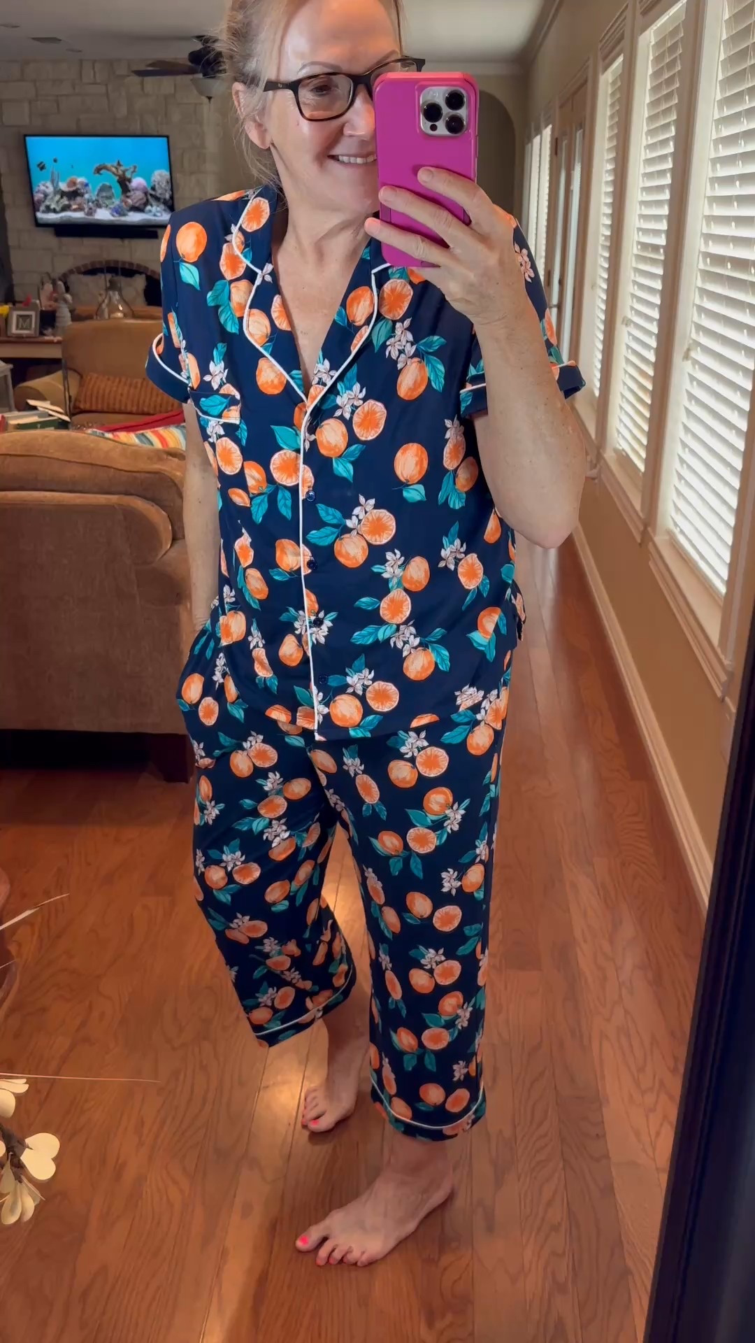 The perfect pj set/ microfiber/cool/comfy/soft/true to size/button down top/cropped bottoms/super quality/ currently out of stock but select notify me when back in stock/ they will restock these!!!❤️

#LTKFindsUnder50 #LTKTall #LTKSeasonal