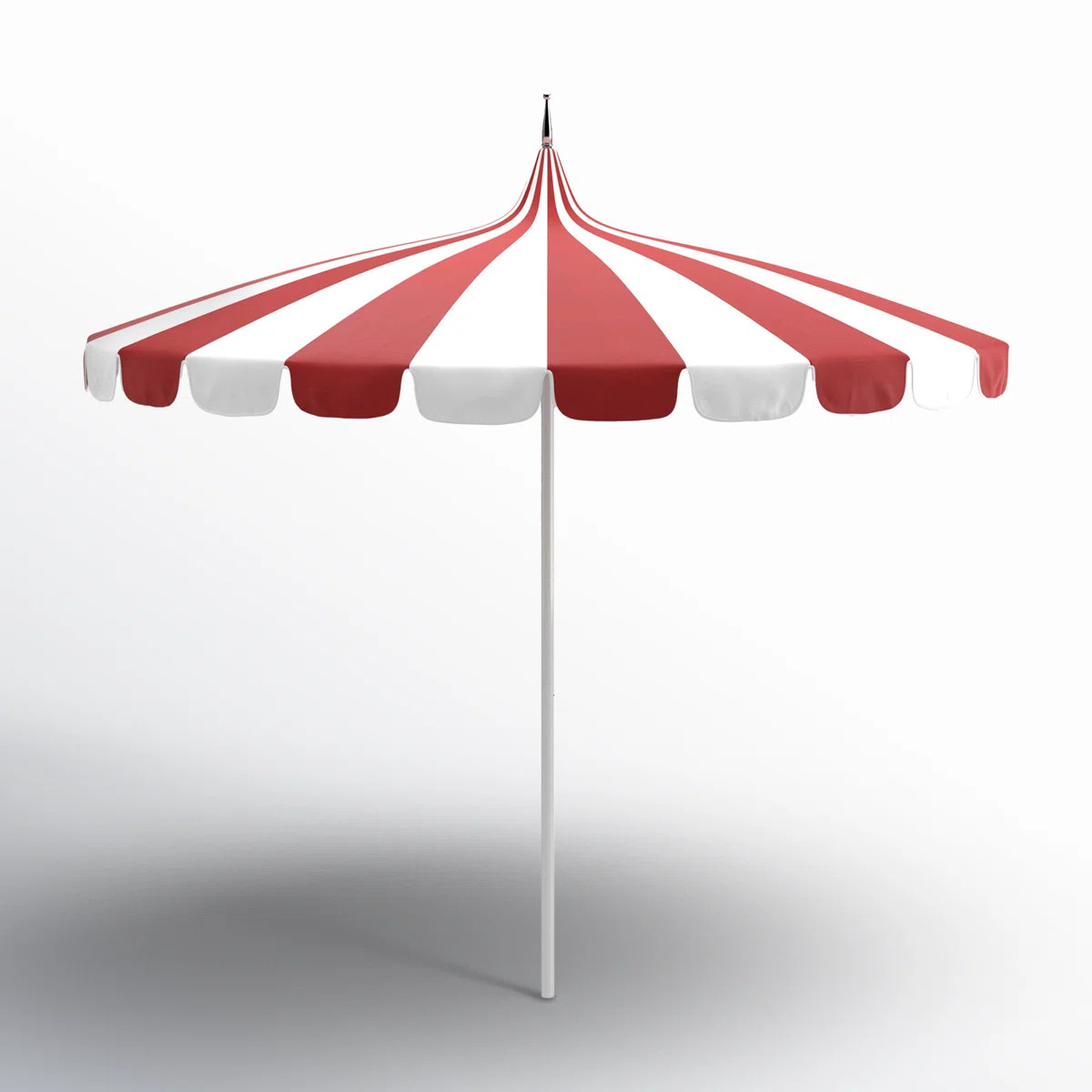 8.5' Sunbrella\u00ae Two-Tone Pagoda Umbrella | Wayfair North America
