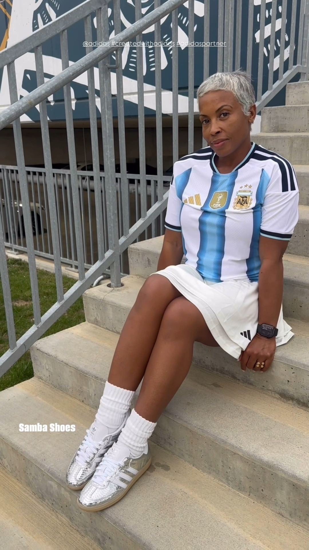 @adidas  understood the assignment ⚽️🔥

World Cup ‘26 jerseys…OBSESSED! Just call it sport meets street, styled your way.
Do you see this tho?! This is the moment.
•
•
•
@adidas #createdwithadidas #fashionover50 #ootd #whatiwore #xoJalonda

#LTKootd #LTKOver40
