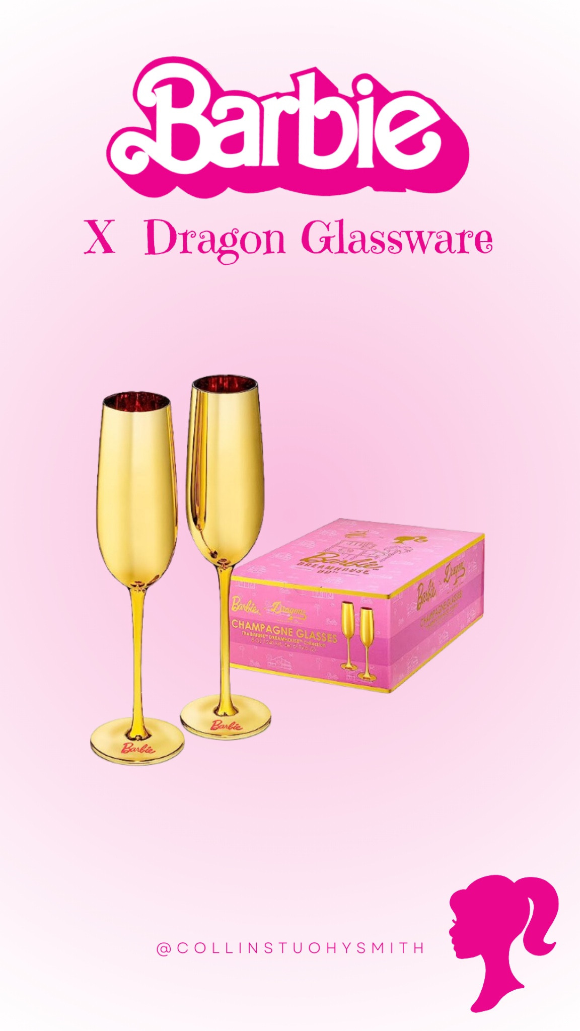 The most adorable Barbie champagne glasses!💖

#LTKunder50 #LTKunder100 #LTKFind