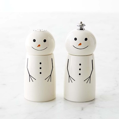 Snowman Salt and Pepper Set | Williams-Sonoma