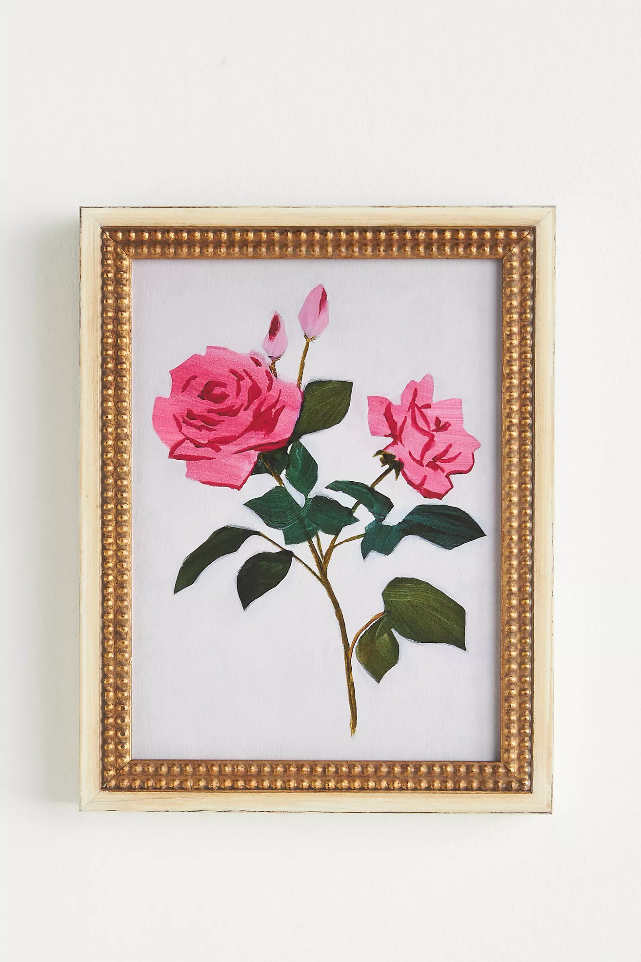 Shabby Pink Rose II Wall Art | Anthropologie (US)