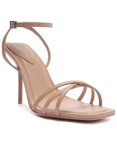 Amelia Square Leather Sandal | Gilt & Gilt City
