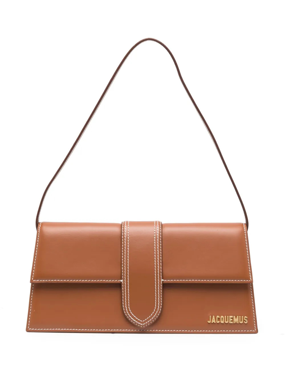 logo-plaque leather shoulder bag | Farfetch Global
