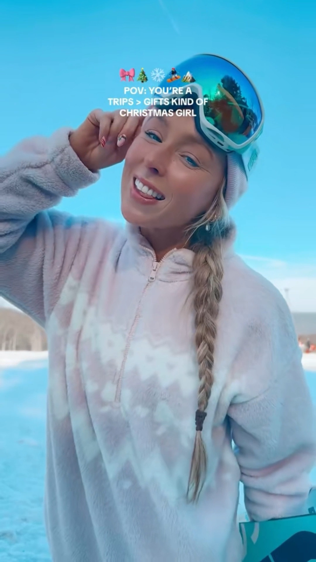 Obsessed with this fleece tho 🎀❄️

#LTKActive #LTKootd #LTKHoliday