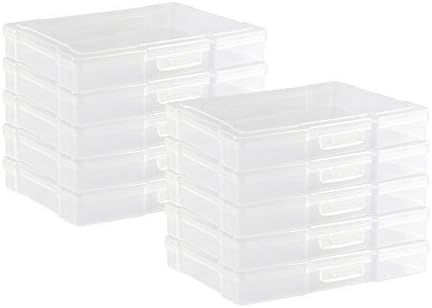 novelinks Transparent 4" x 6" Photo Storage Boxes - Photo Organizer Cases Photo Keeper Picture St... | Amazon (US)