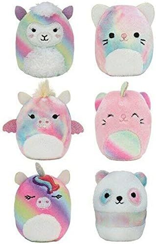 Squishville by Squishmallows SQM0066 Mystery Rainbow Dream Squad, Six 2, Irresistibly Soft Colour... | Amazon (US)