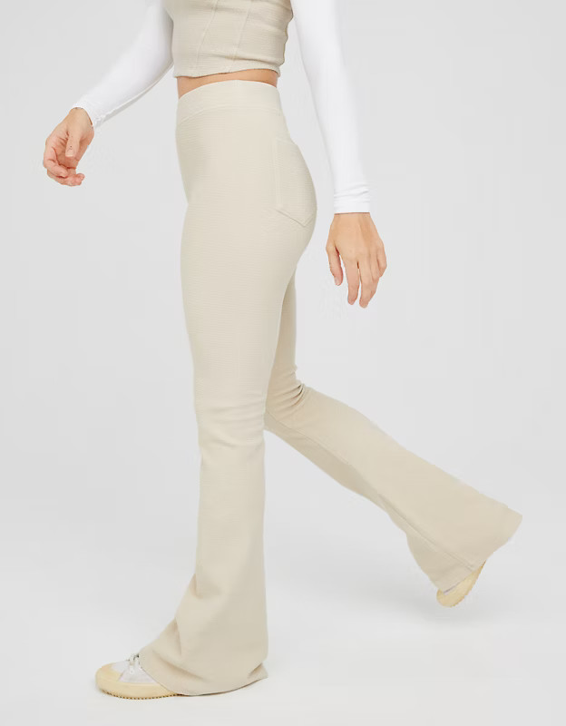 OFFLINE By Aerie PartyFavor High Waisted Flare Legging | Aerie