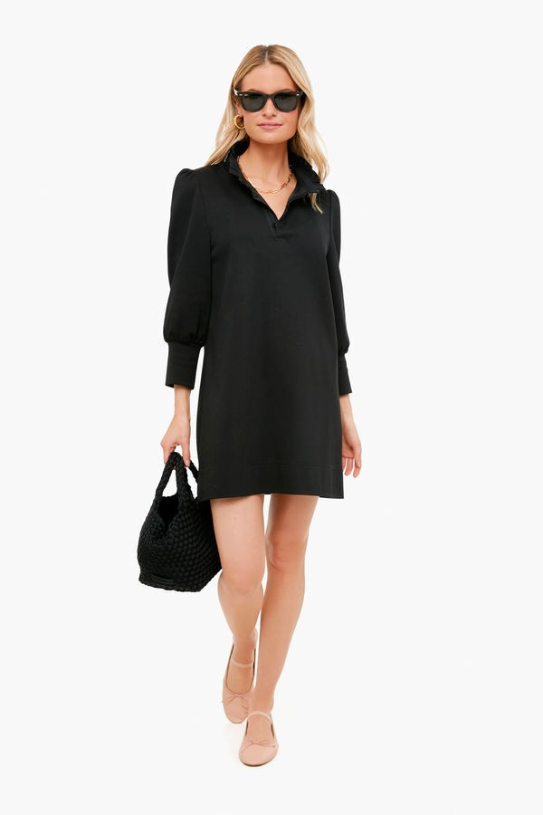 Black Charlotte Terry Dress | Tuckernuck (US)