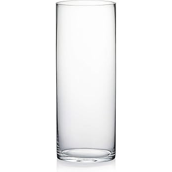 WGV Cylinder Vase, Width 6", Height 16", Clear Glass Container Terrarium Candle Holder for Weddin... | Amazon (US)