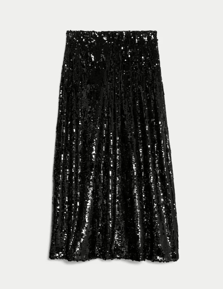 Sequin Midaxi Slip Skirt | Marks & Spencer (UK)