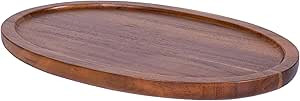 BIRDROCK HOME 16.5" Acacia Oval Serving Platter - Charcuterie Board for Party Appetizers - Natura... | Amazon (US)