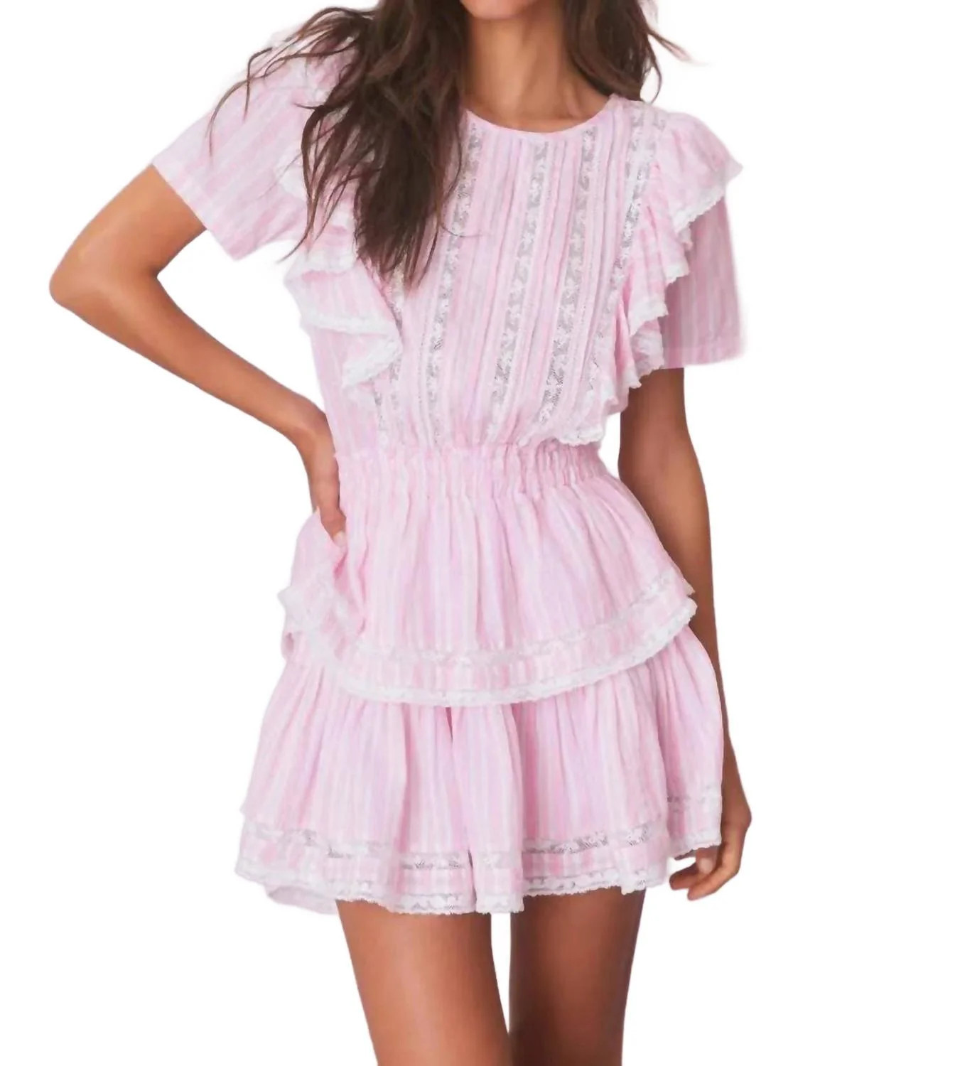 Natasha Dress In Captiva Pink | Shop Simon