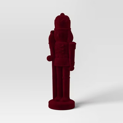 28" Christmas Flocked Nutcracker - Wondershop™ | Target