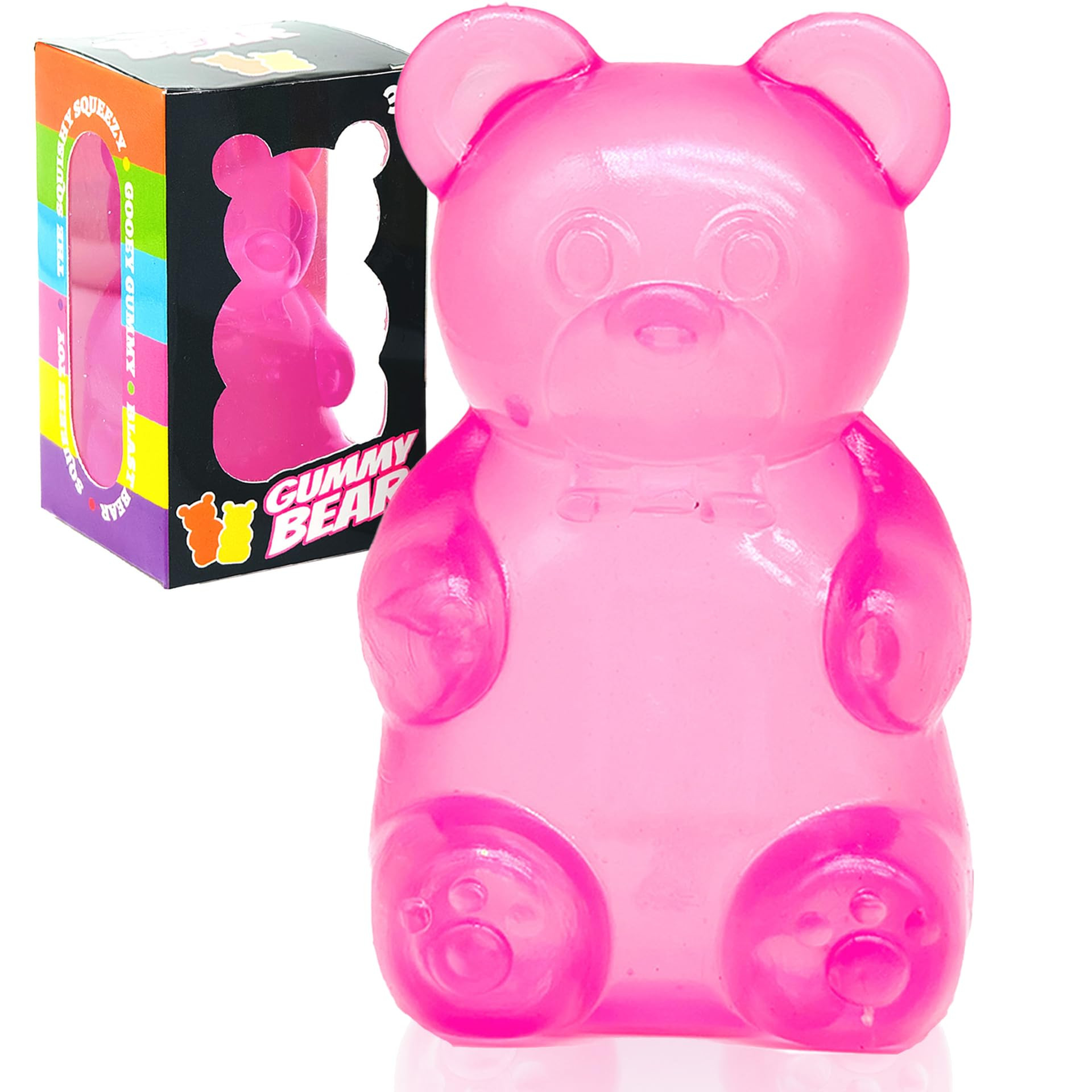 Stress Bear Squishy Ball, Gummy Bear Toy, Sugar Filled Squishy Toys for Kids Stress Relief - High... | Amazon (US)