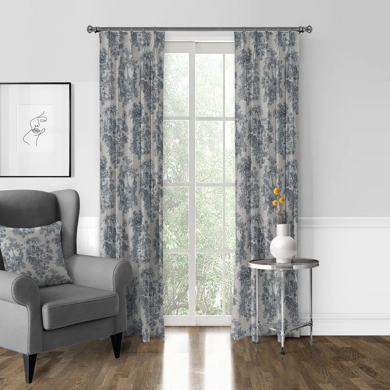 Jafari Cotton Blend Room Darkening Curtain Panel | Wayfair North America