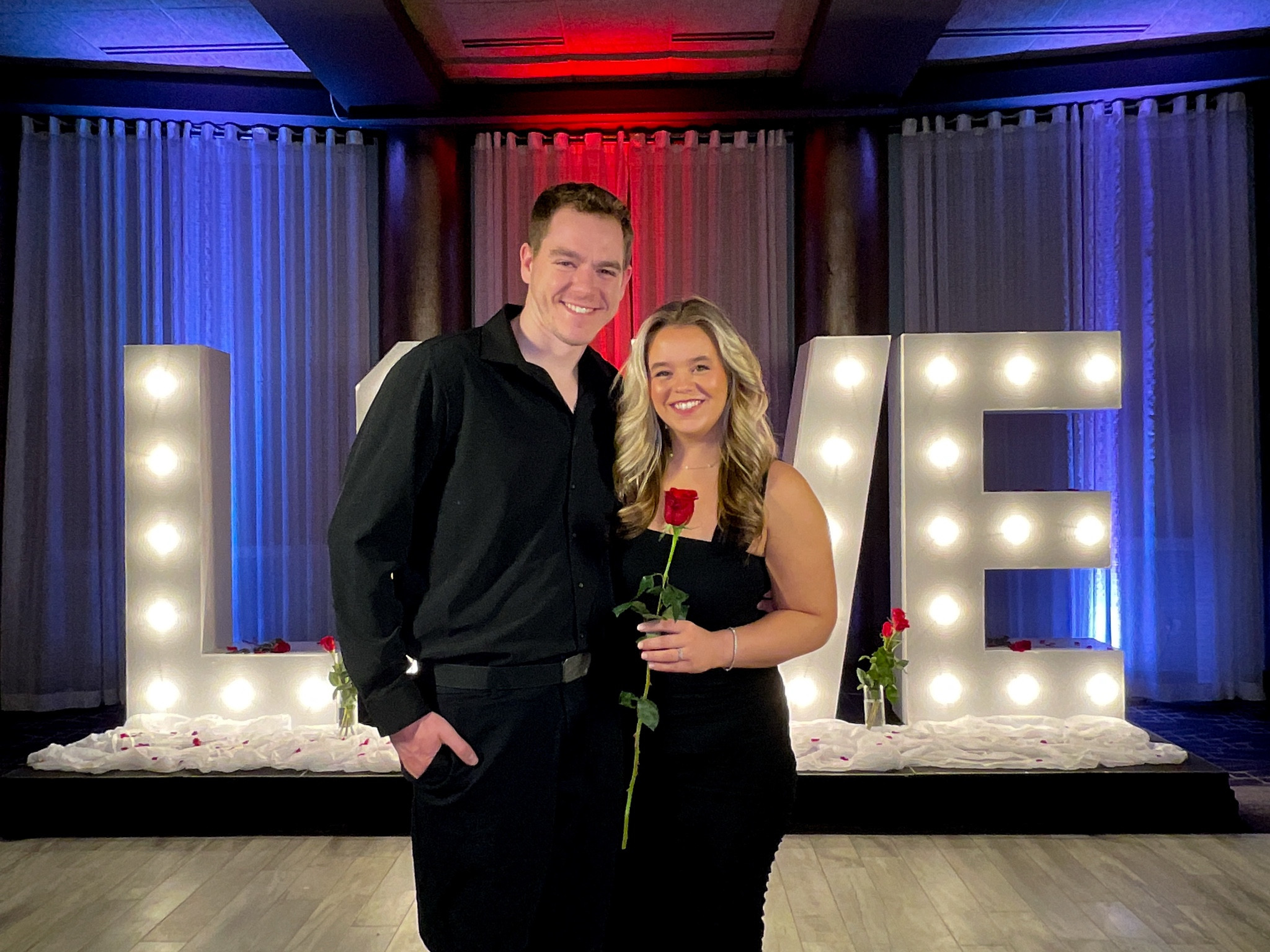 Elegant square neck ruffle maxi cocktail dress for date night or black tie weddings - romantic evening outfits for him and her - black high heel shoes that are as comfortable as flats - pearl accent jewelry - men’s black dress shirts and pants - wedding guest dress and heels

#LTKFindsUnder50 #LTKBeauty #LTKWedding