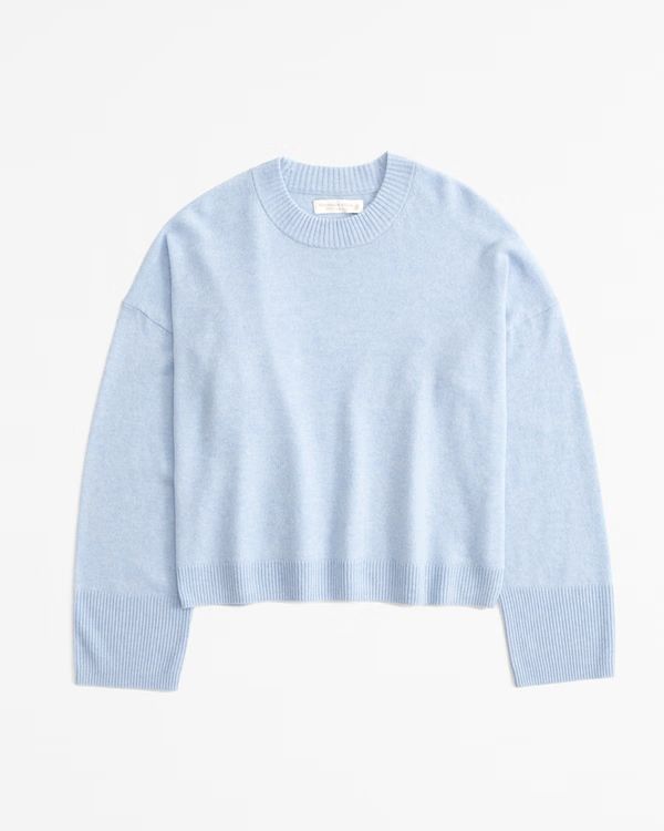 Women's Cashmere Crew Sweater | Women's Office Approved | Abercrombie.com | Abercrombie & Fitch (US)