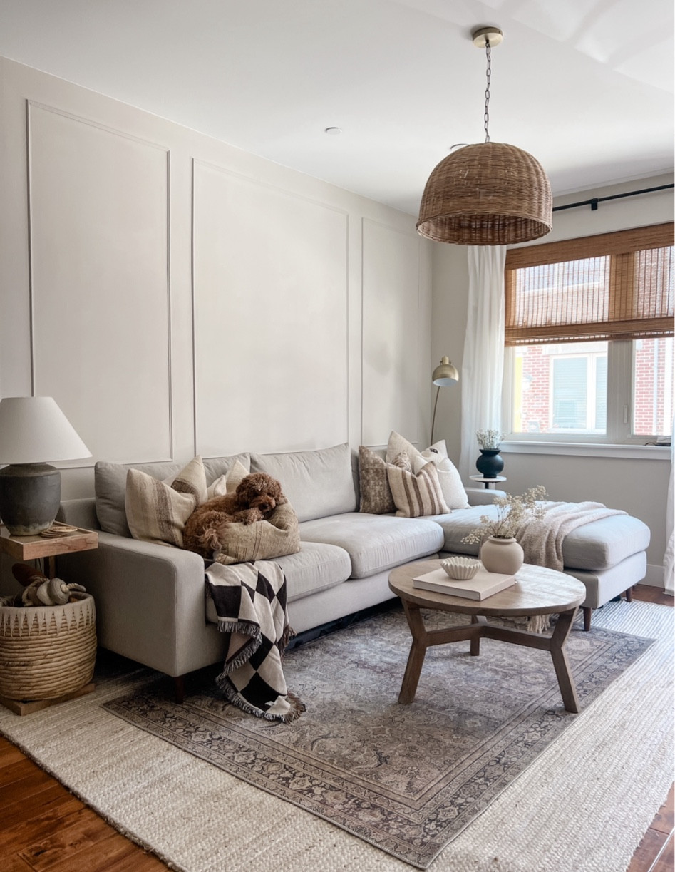 I love the look of a layered rug in a living space. It adds texture and interest. Living room decor. 

#LTKhome #LTKFind