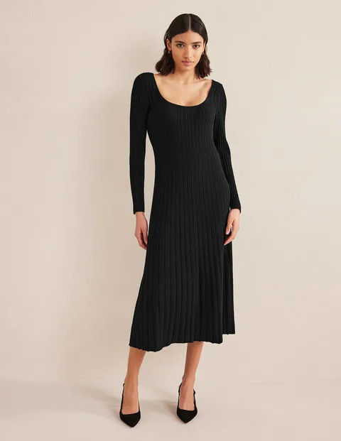Scoop Neck Knitted Midi Dress | Boden (US)