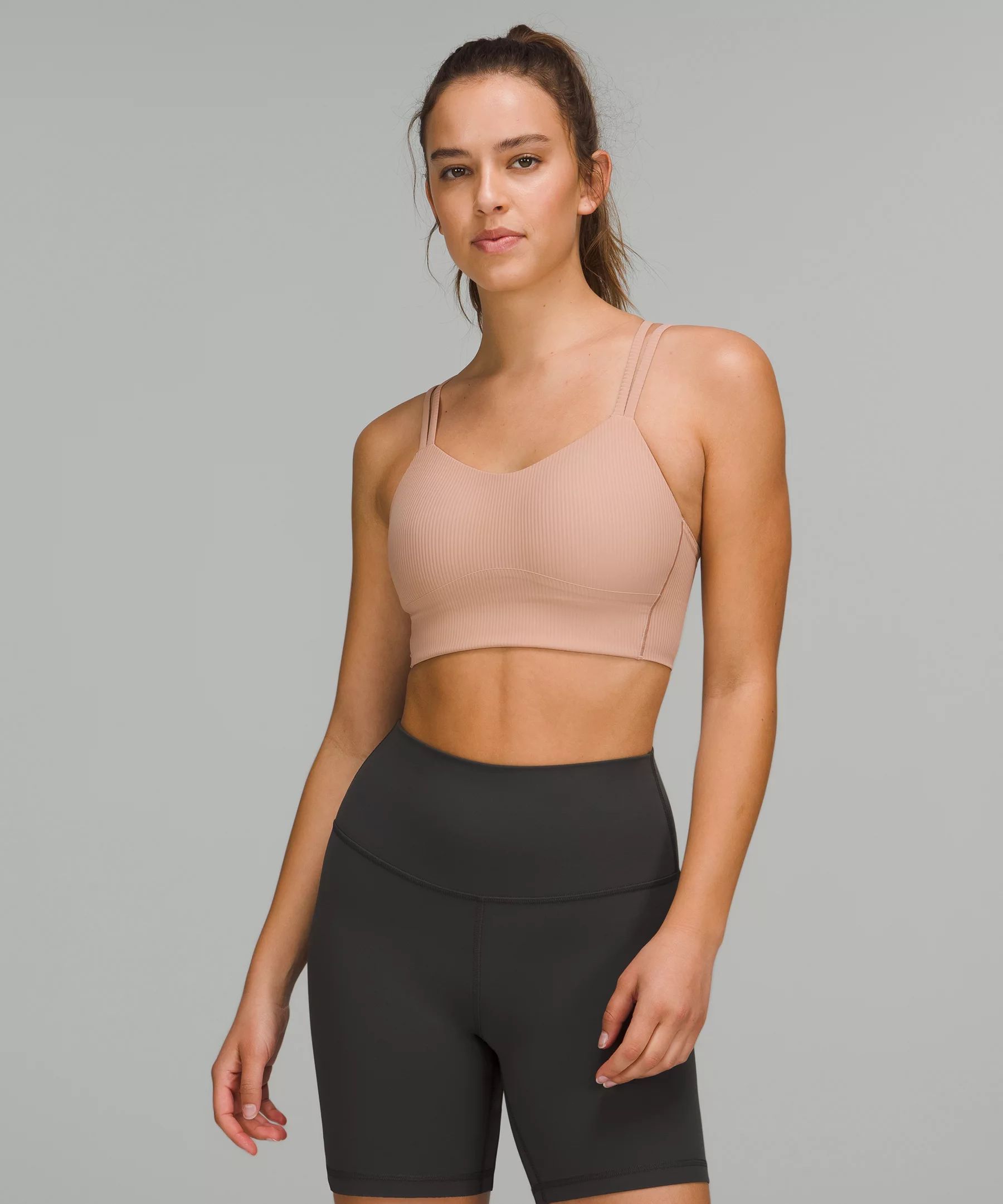 Like a Cloud Ribbed Longline Bra Light Support, B/C Cup | Lululemon (US)