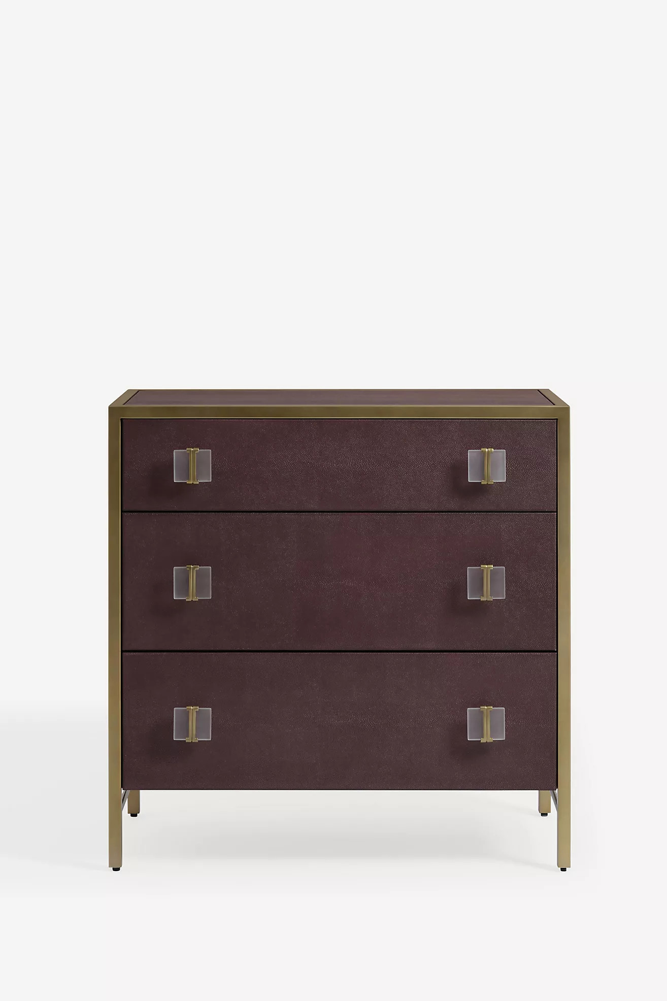 Autumn Shagreen Three-Drawer Dresser | Anthropologie (US)