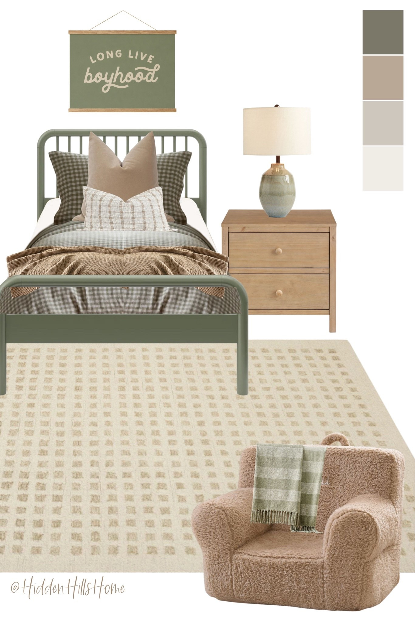 Boys bedroom decor mood board, boys room design, home decor ideas, kids bedroom, green boys bedroom inspiration, twin bed, Sage green boys room

#LTKHome #LTKSaleAlert #LTKKids