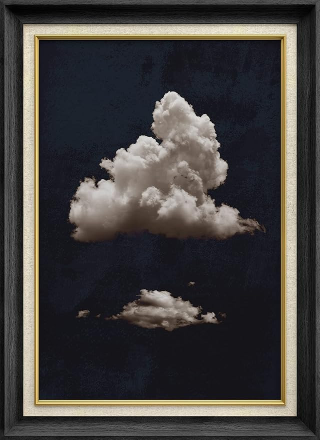 SIGNWIN Premium Frame Art Pastel Dark Duotone Storm Clouds in Sky Landscape Nature Wilderness Pho... | Amazon (US)