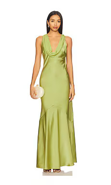 Runaway The Label x REVOLVE Gabriella Maxi Dress in Olive from Revolve.com | Revolve Clothing (Global)