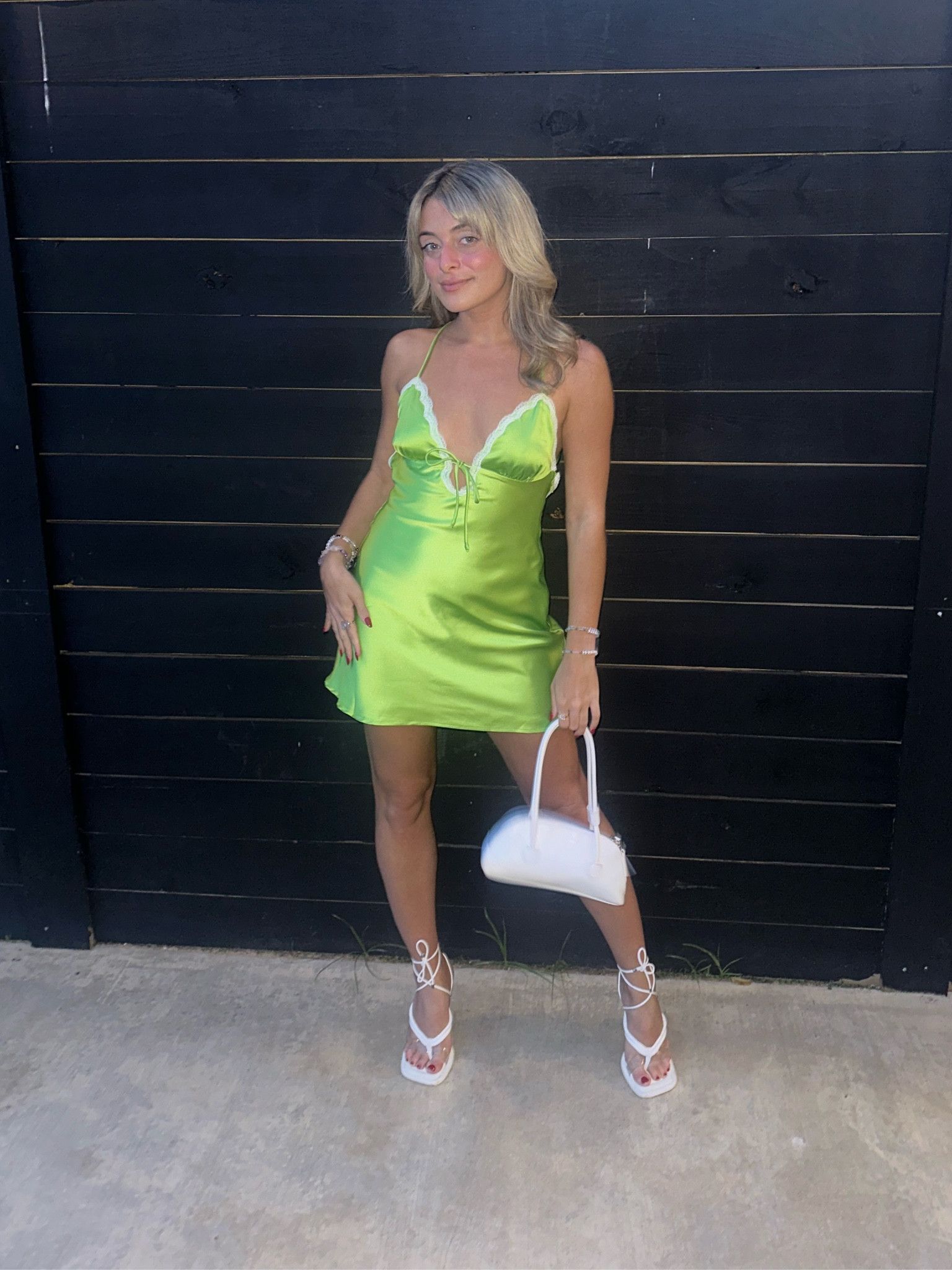 I got so many compliments on this dress last night! It was so fun to wear, especially because the back is open and the straps cross and tie low on your back! 

#LTKFindsUnder100 #LTKStyleTip #LTKSeasonal