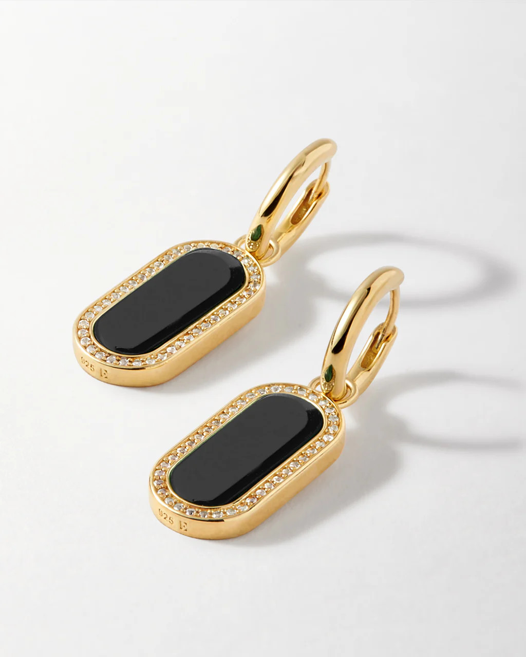 Charlotte Collins Black Onyx Drop Earrings | Edge of Ember Ltd